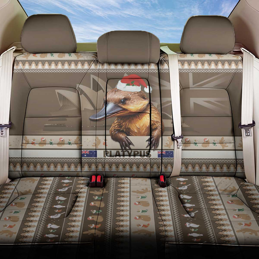 Aussie Platypus Back Car Seat Cover Merry Christmas