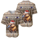 Aussie Platypus Baseball Jersey Merry Christmas
