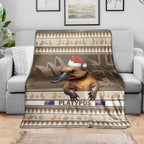 Aussie Platypus Blanket Merry Christmas