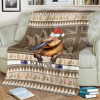 Aussie Platypus Blanket Merry Christmas