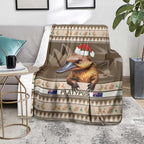 Aussie Platypus Blanket Merry Christmas