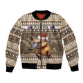 Aussie Platypus Bomber Jacket Merry Christmas
