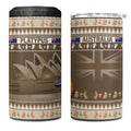 Aussie Platypus 4 in 1 Can Cooler Tumbler Merry Christmas