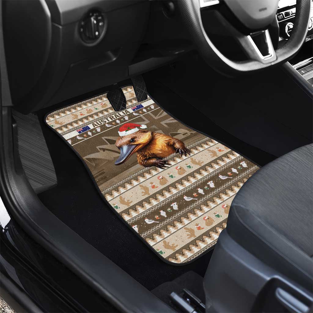 Aussie Platypus Car Mats Merry Christmas