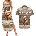 Aussie Platypus Couples Matching Summer Maxi Dress and Hawaiian Shirt Merry Christmas