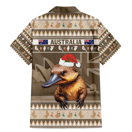 Aussie Platypus Family Matching Mermaid Dress and Hawaiian Shirt Merry Christmas