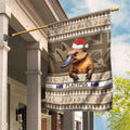 Aussie Platypus Garden Flag Merry Christmas