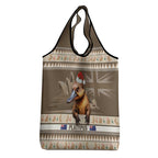 Aussie Platypus Grocery Bag Merry Christmas