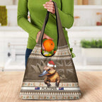 Aussie Platypus Grocery Bag Merry Christmas