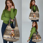 Aussie Platypus Grocery Bag Merry Christmas