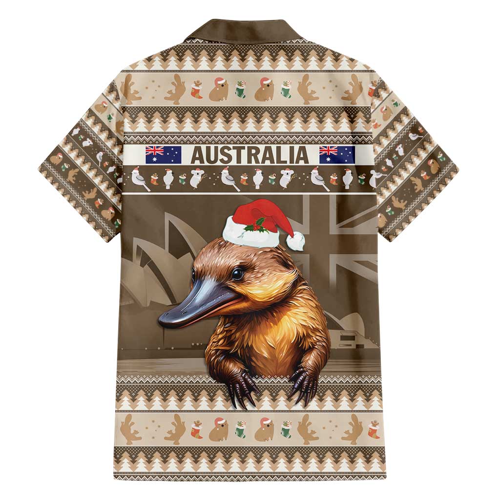 Aussie Platypus Hawaiian Shirt Merry Christmas