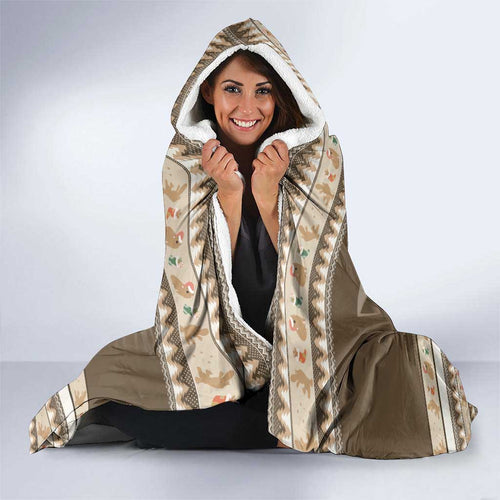 Aussie Platypus Hooded Blanket Merry Christmas