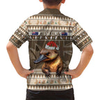 Aussie Platypus Kid Hawaiian Shirt Merry Christmas