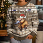 Aussie Platypus Kid Ugly Christmas Sweater Merry Christmas