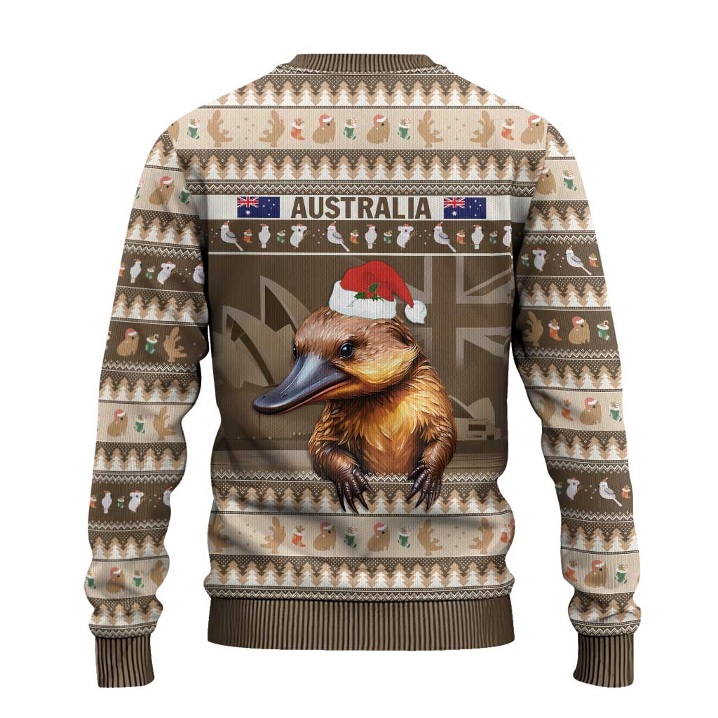 Aussie Platypus Ugly Christmas Sweater Merry Christmas