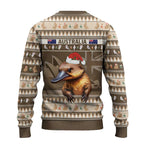 Aussie Platypus Ugly Christmas Sweater Merry Christmas