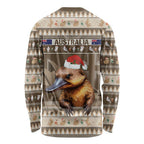 Aussie Platypus Long Sleeve Shirt Merry Christmas