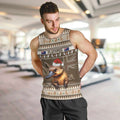 Aussie Platypus Men Tank Top Merry Christmas