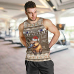 Aussie Platypus Men Tank Top Merry Christmas