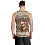 Aussie Platypus Men Tank Top Merry Christmas