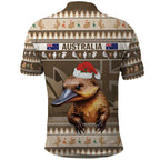 Aussie Platypus Polo Shirt Merry Christmas