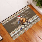 Aussie Platypus Rubber Doormat Merry Christmas
