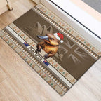 Aussie Platypus Rubber Doormat Merry Christmas