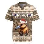 Aussie Platypus Rugby Jersey Merry Christmas