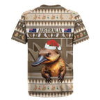 Aussie Platypus Rugby Jersey Merry Christmas