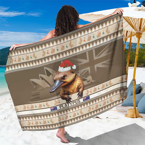 Aussie Platypus Sarong Merry Christmas