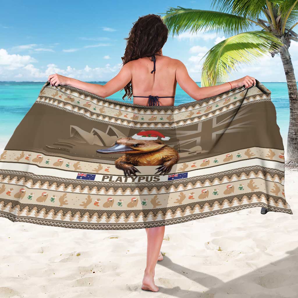 Aussie Platypus Sarong Merry Christmas