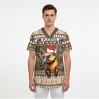 Aussie Platypus Scrub Top Merry Christmas - Aussie Hoodie
