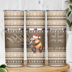 Aussie Platypus Skinny Tumbler Merry Christmas