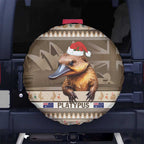 Aussie Platypus Spare Tire Cover Merry Christmas
