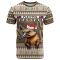 Aussie Platypus T Shirt Merry Christmas