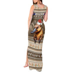 Aussie Platypus Tank Maxi Dress Merry Christmas