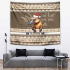 Aussie Platypus Tapestry Merry Christmas
