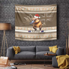 Aussie Platypus Tapestry Merry Christmas