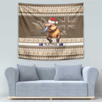 Aussie Platypus Tapestry Merry Christmas