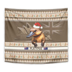 Aussie Platypus Tapestry Merry Christmas