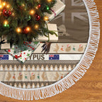 Aussie Platypus Tree Skirt Merry Christmas