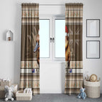 Aussie Platypus Window Curtain Merry Christmas