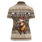 Aussie Platypus Women Polo Shirt Merry Christmas