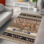 Aussie Tasmanian Tiger Area Rug Merry Christmas