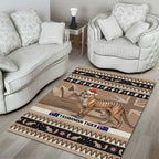 Aussie Tasmanian Tiger Area Rug Merry Christmas