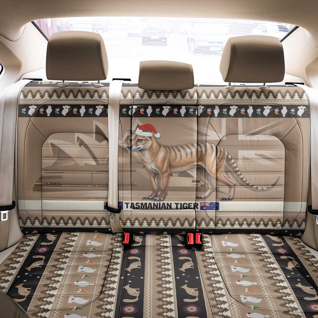Aussie Tasmanian Tiger Back Car Seat Cover Merry Christmas