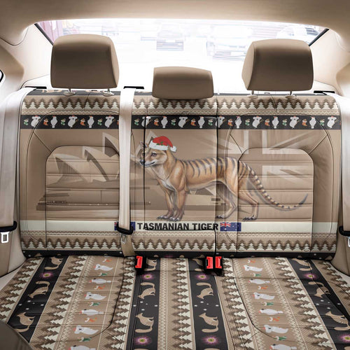 Aussie Tasmanian Tiger Back Car Seat Cover Merry Christmas