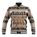 Aussie Tasmanian Tiger Baseball Jacket Merry Christmas