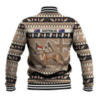 Aussie Tasmanian Tiger Baseball Jacket Merry Christmas