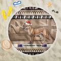 Aussie Tasmanian Tiger Beach Blanket Merry Christmas